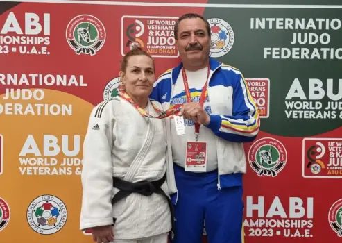 Lena Sterea a luat argintul la CM de judo de la Abu Dhabi