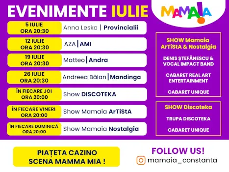 Mamaia Live: Show-uri Gratuite În Fiecare Weekend!