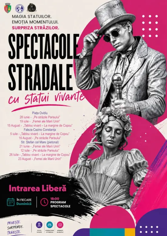 Ultimul spectacol cu statui vivante la Constanța